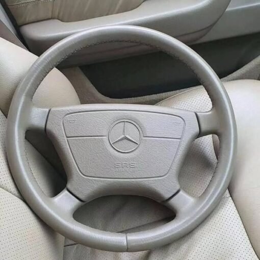 Leather Steering Wheel with Airbag for Mercedes-Benz Classics - Image 2