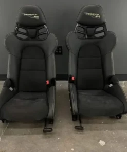 Black leather Bucket Seats