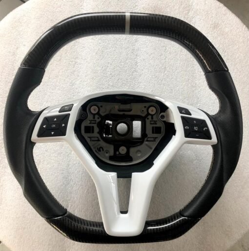 Carbon Steering Wheel for Mercedes W204 / C204 / S204 — Designo Style - Image 2